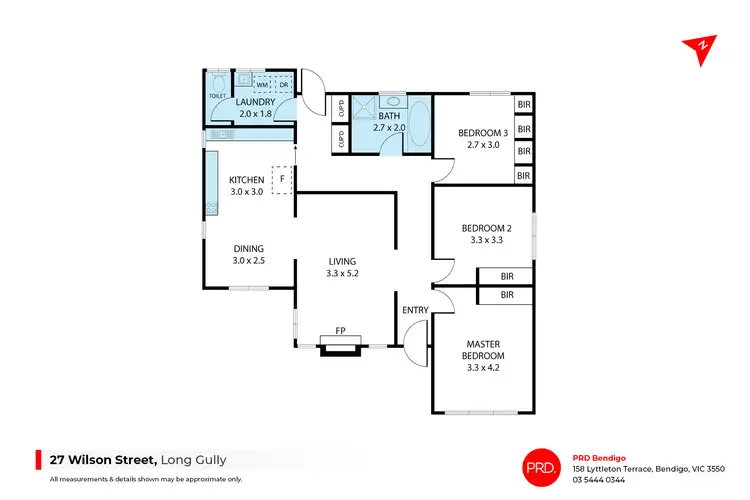 Floorplan of Homely house listing, 27 Wilson Street, Long Gully VIC 3550