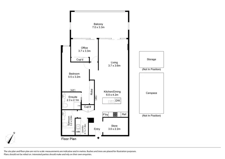 Floorplan of Homely apartment listing, 106/339-345 Mitcham Road, Mitcham VIC 3132