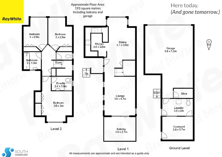 Floorplan of Homely unit listing, 9/33-35 Clyde Street, Batemans Bay NSW 2536