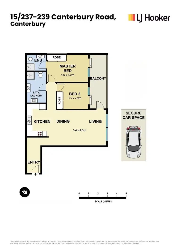 Floorplan of Homely unit listing, 15/237-239 Canterbury Road, Canterbury NSW 2193