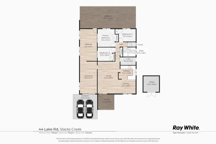 Floorplan of Homely house listing, 44 Lake Road, Slacks Creek QLD 4127