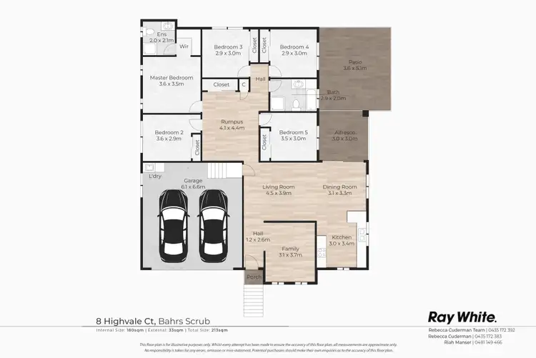 Floorplan of Homely house listing, 8 Highvale Court, Bahrs Scrub QLD 4207