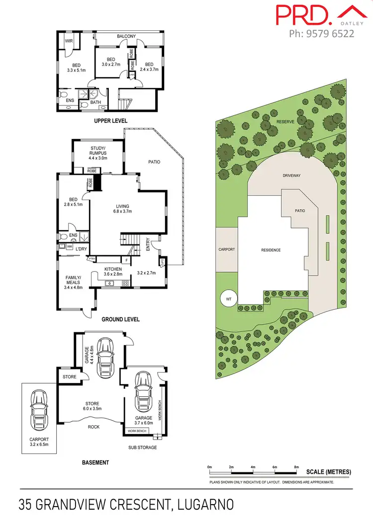 Floorplan of Homely house listing, 35 Grandview Crescent, Lugarno NSW 2210