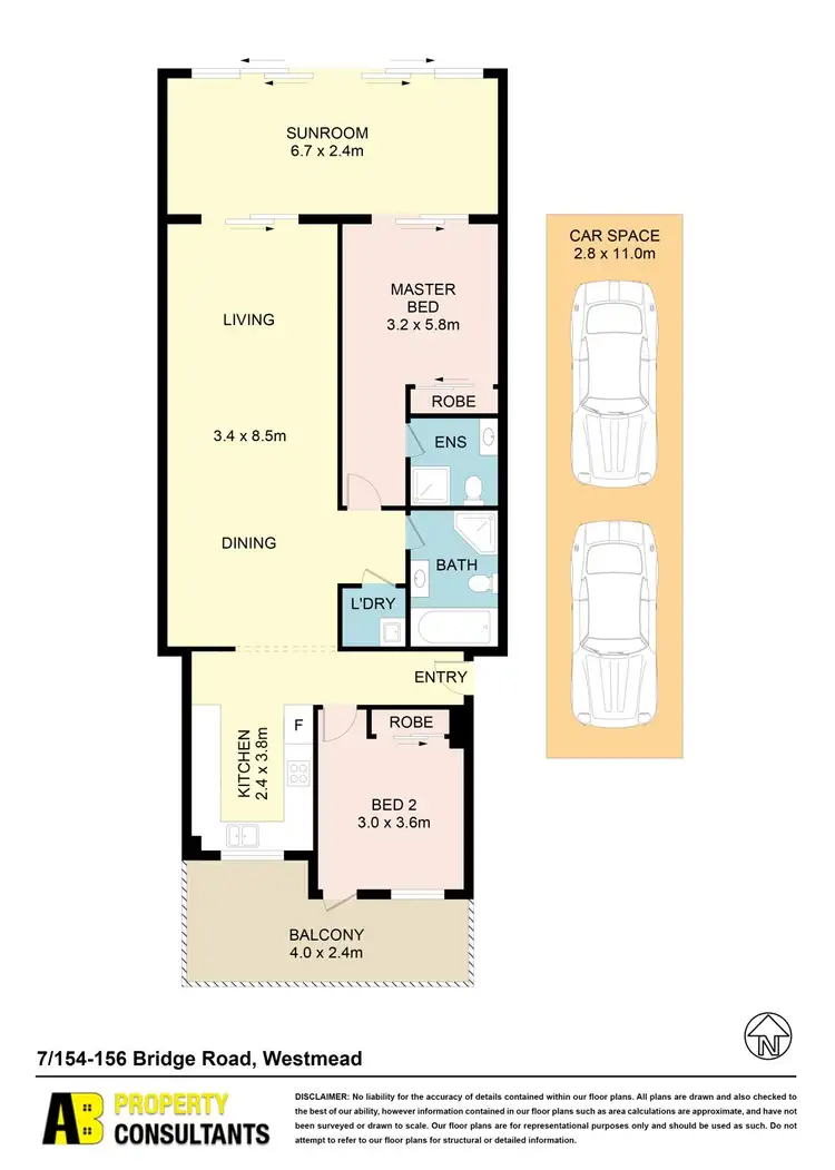Floorplan of Homely unit listing, 7/154-156 Bridge Road, Westmead NSW 2145