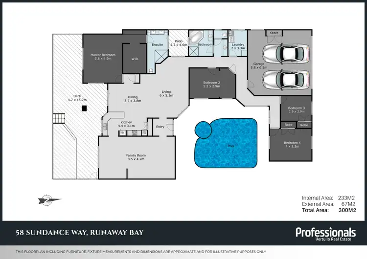 Floorplan of Homely house listing, 58 Sundance Way, Runaway Bay QLD 4216