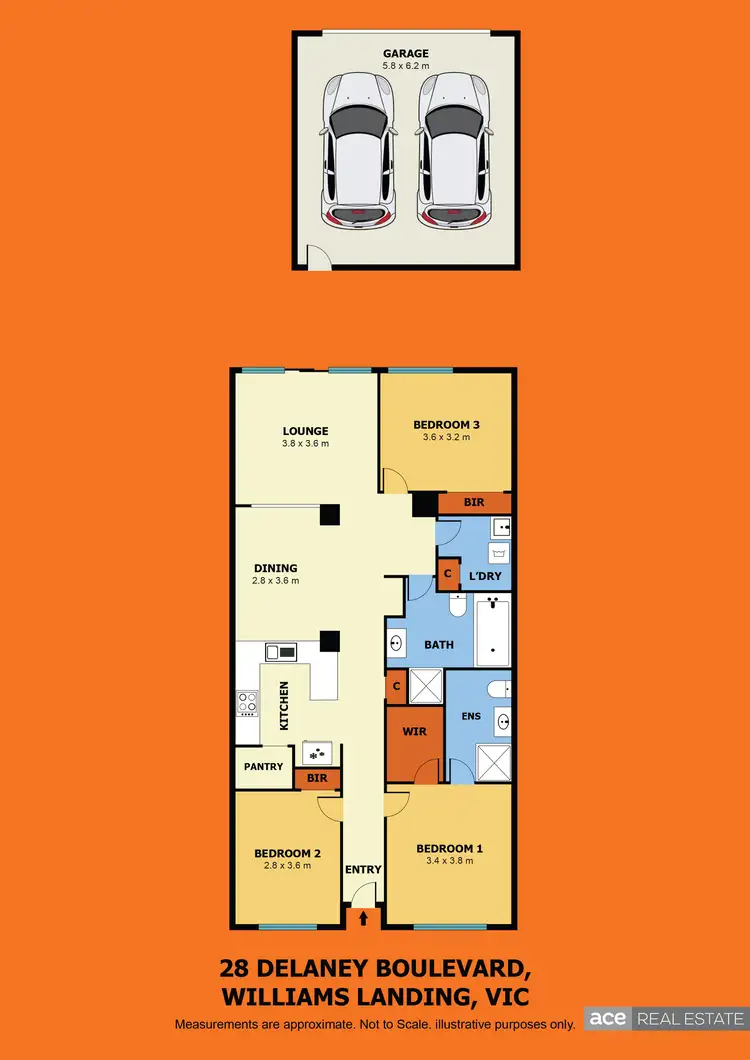 Floorplan of Homely house listing, 28 Delaney Boulevard, Williams Landing VIC 3027