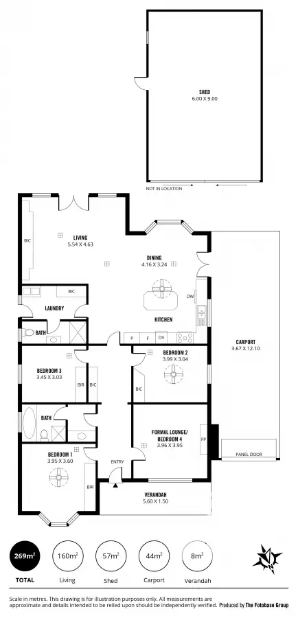 Floorplan of Homely house listing, 125 Crittenden Road, Findon SA 5023
