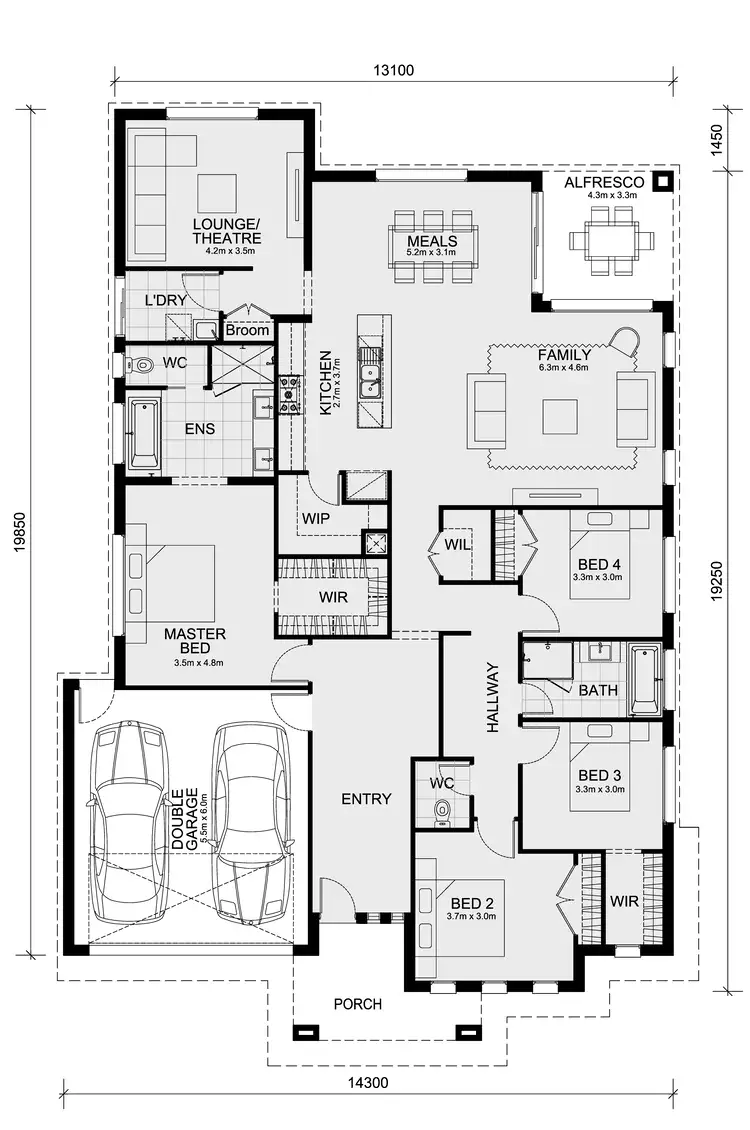 Floorplan of Homely house listing, Lot 40 Colt Way, Kilmore VIC 3764