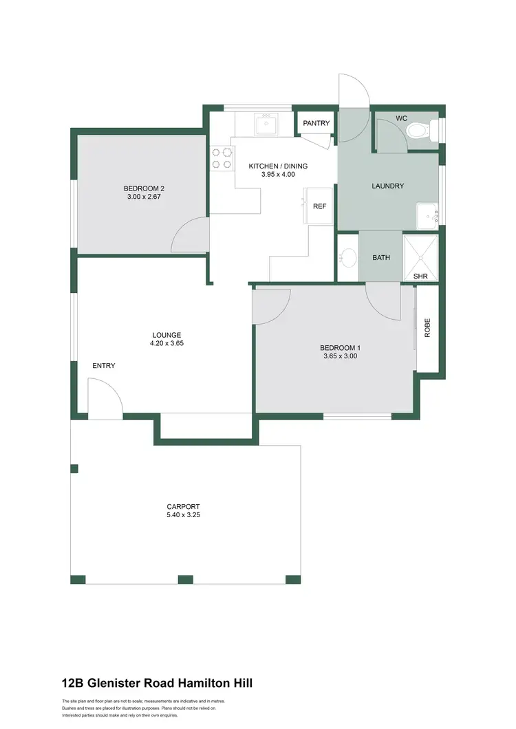 Floorplan of Homely house listing, 12B Glenister Road, Hamilton Hill WA 6163