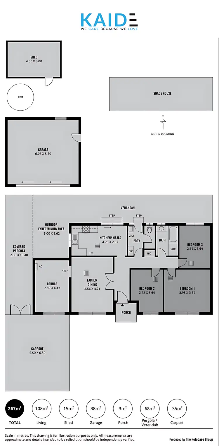 Floorplan of Homely house listing, 54 Spains Road, Salisbury Downs SA 5108