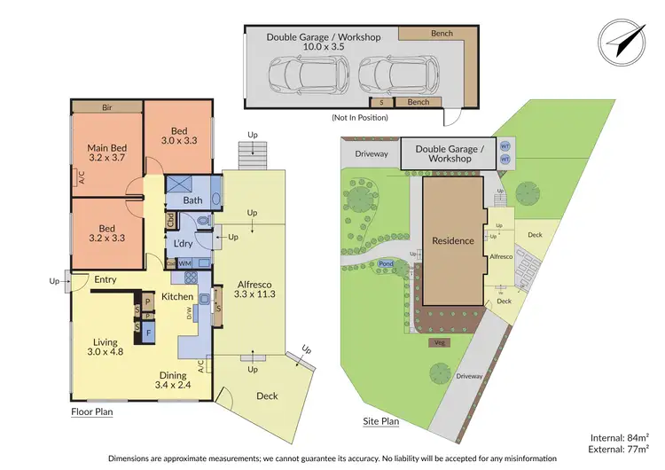 Floorplan of Homely house listing, 1 Mciver Street, Ferntree Gully VIC 3156