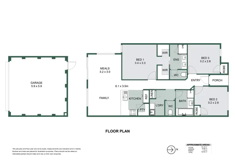Floorplan of Homely house listing, 12 Clarendon Circuit, Lakelands WA 6180