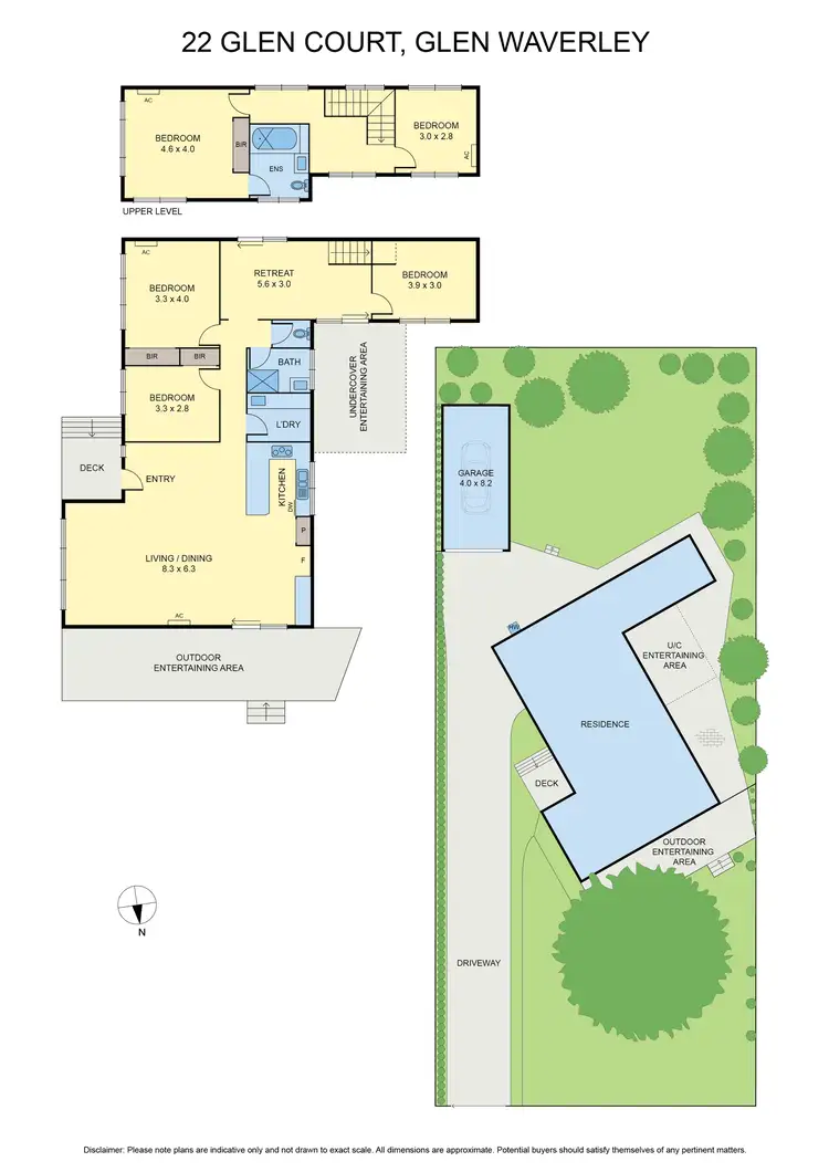 Floorplan of Homely house listing, 22 Glen Court, Glen Waverley VIC 3150
