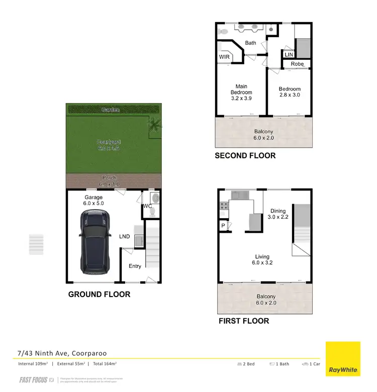 Floorplan of Homely unit listing, 7/43 Ninth Avenue, Coorparoo QLD 4151