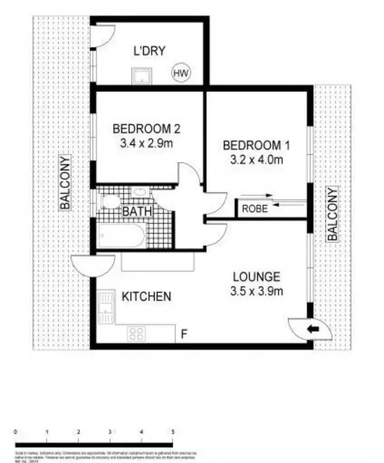 Floorplan of Homely unit listing, 7/30 Marleston Avenue, Ashford SA 5035
