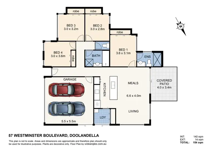 Floorplan of Homely house listing, 57 Westminster Boulevard, Doolandella QLD 4077