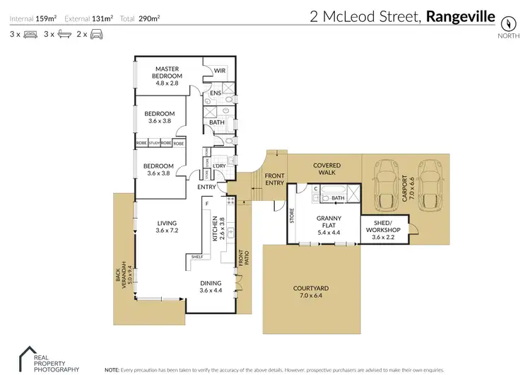 Floorplan of Homely house listing, 2 McLeod Street, Rangeville QLD 4350