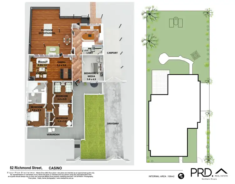 Floorplan of Homely house listing, 52 Richmond Street, Casino NSW 2470