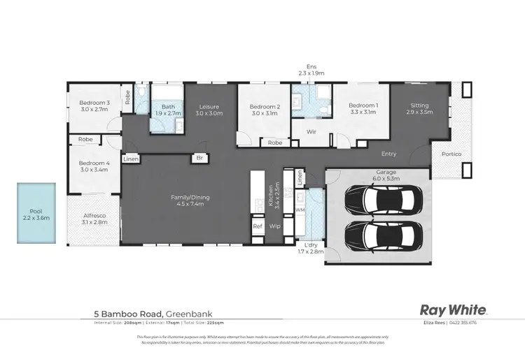 Floorplan of Homely house listing, 5 Bamboo Road, Greenbank QLD 4124