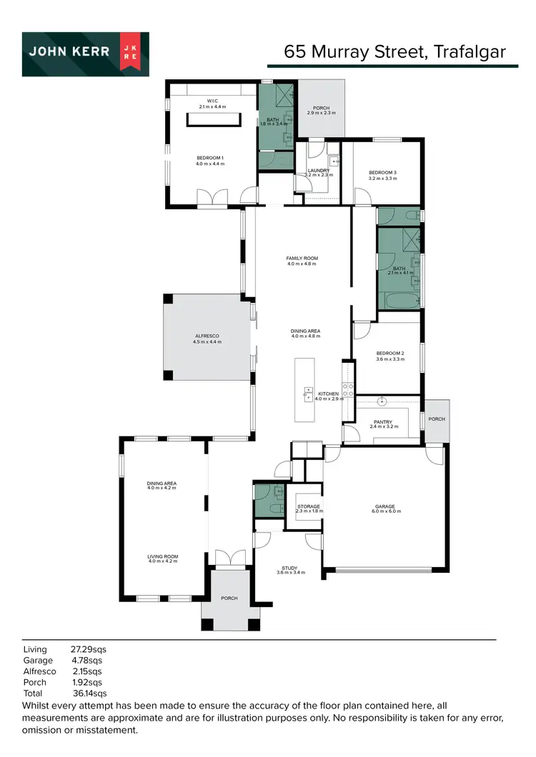 Floorplan of Homely house listing, 65 Murray Street, Trafalgar VIC 3824