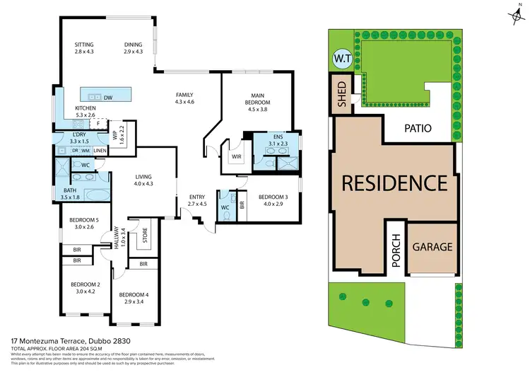 Floorplan of Homely house listing, 17 Montezuma Terrace, Dubbo NSW 2830