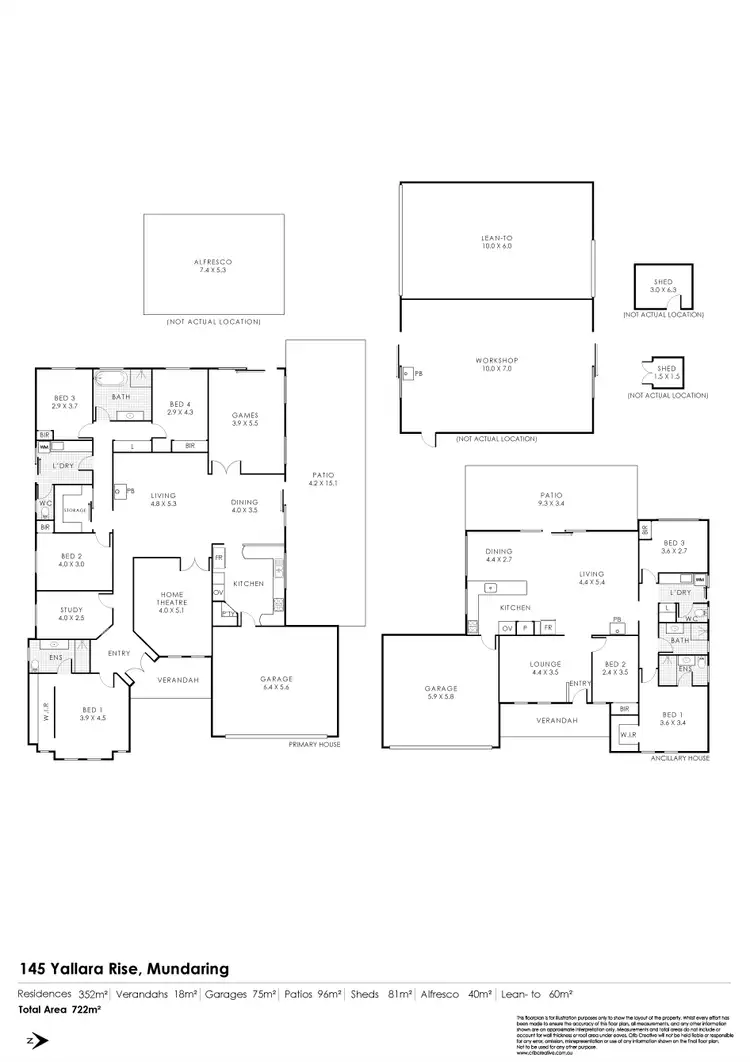 Floorplan of Homely house listing, 145 Yallara Rise, Mundaring WA 6073