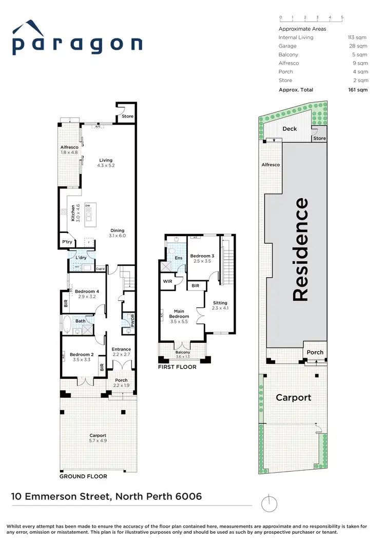 Floorplan of Homely house listing, 10 Emmerson Street, North Perth WA 6006