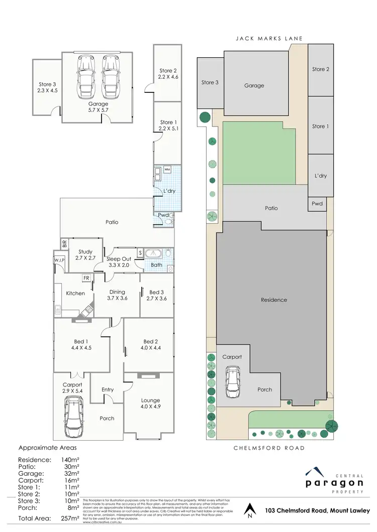 Floorplan of Homely house listing, 103 Chelmsford Road, Mount Lawley WA 6050