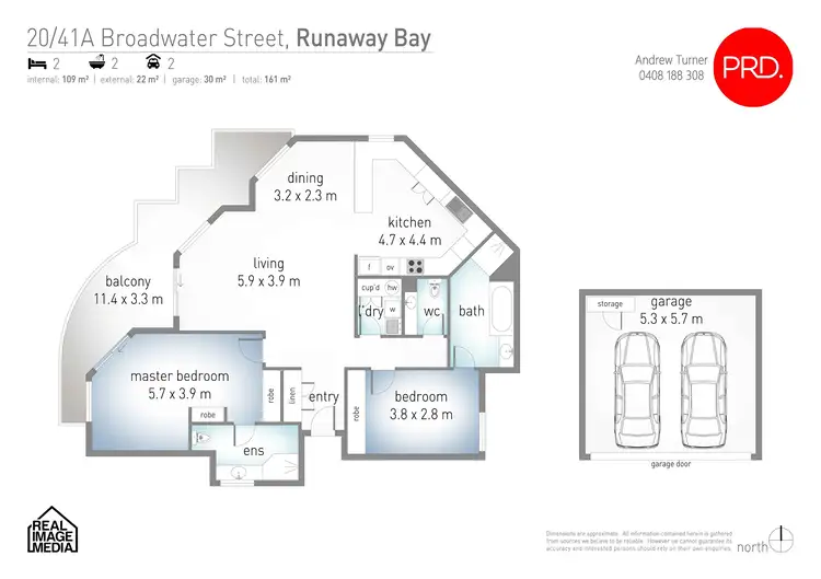 Floorplan of Homely apartment listing, 20/41A Broadwater Street, Runaway Bay QLD 4216