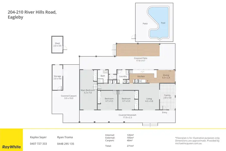 Floorplan of Homely rural property listing, 204-210 River Hills Road, Eagleby QLD 4207