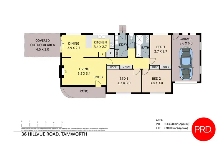 Floorplan of Homely house listing, 36 Hillvue Road, Tamworth NSW 2340