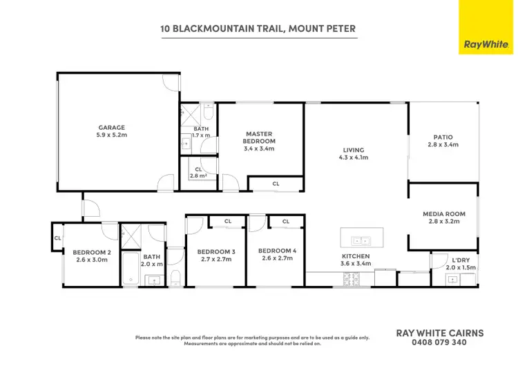 Floorplan of Homely house listing, 10 Blackmountain Trail, Mount Peter QLD 4869