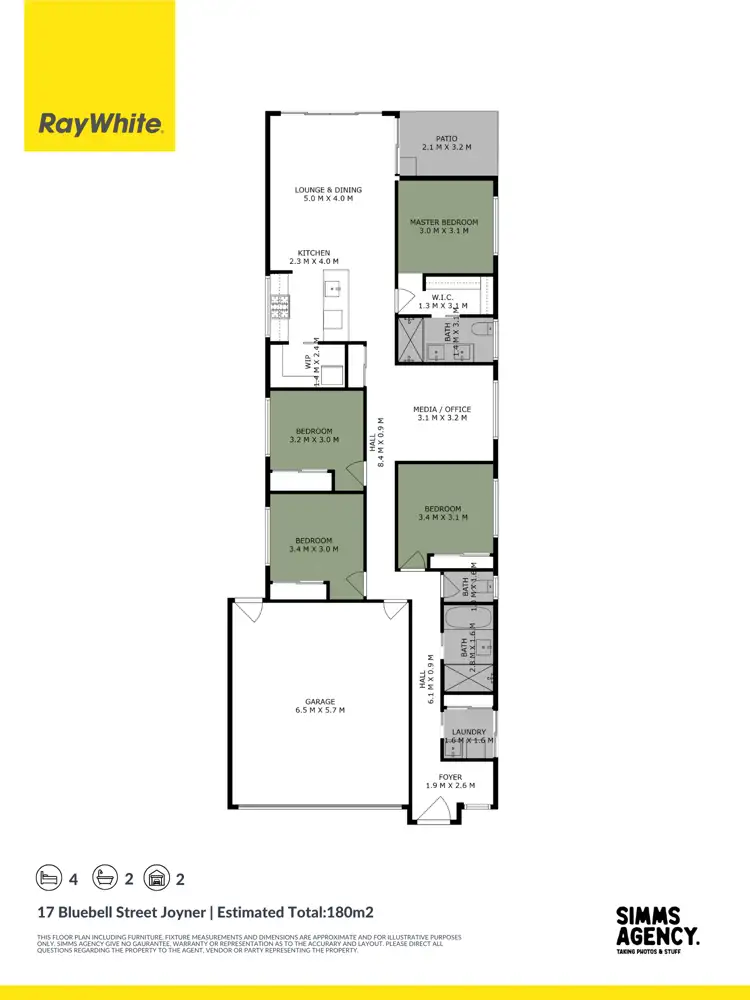 Floorplan of Homely house listing, 17 Bluebell Street, Joyner QLD 4500