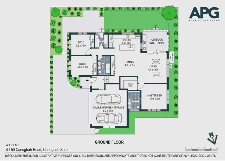Floorplan of Homely villa listing, 4/50 Caringbah Road, Caringbah South NSW 2229