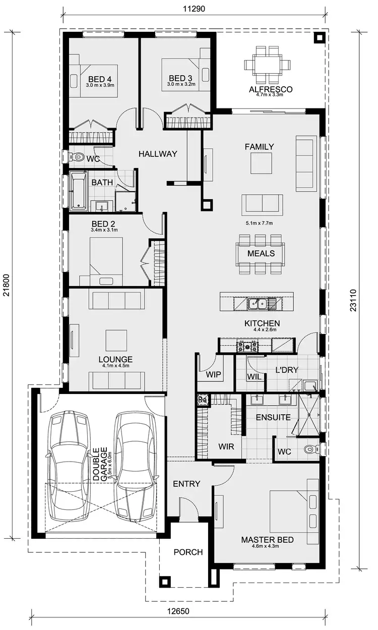 Floorplan of Homely house listing, Lot 733 Marigold Estate, Tarneit VIC 3029
