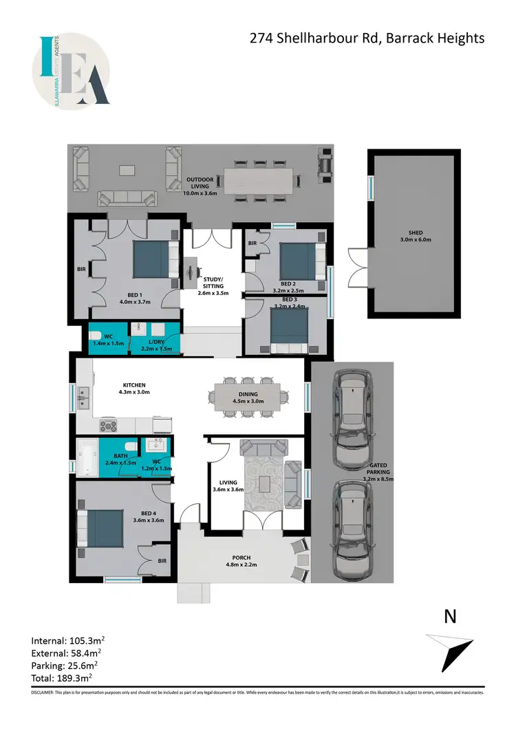 Floorplan of Homely house listing, 274 Shellharbour Road, Barrack Heights NSW 2528