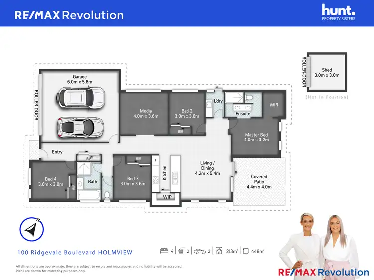 Floorplan of Homely house listing, 100 Ridgevale Boulevard, Holmview QLD 4207