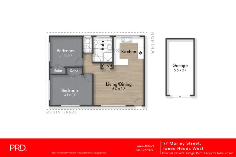 Floorplan of Homely apartment listing, 1/7 Morley Street, Tweed Heads West NSW 2485