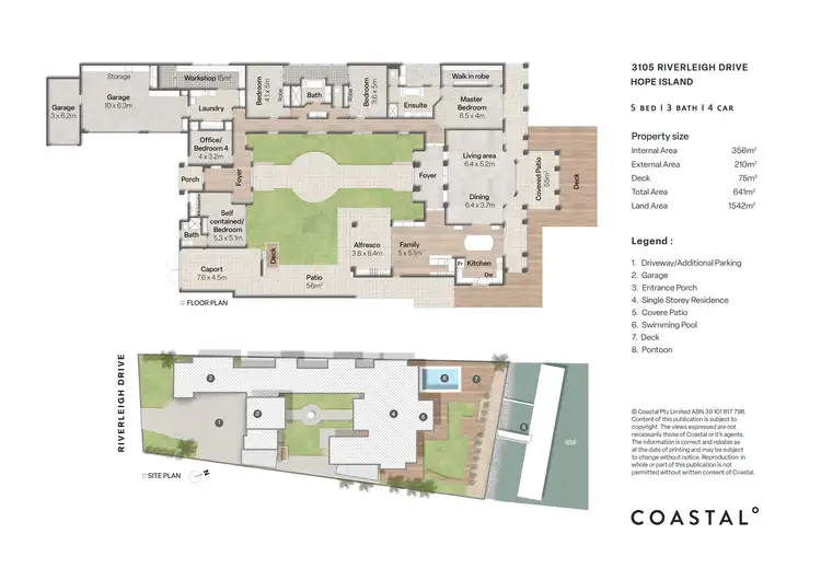 Floorplan of Homely house listing, 3105 Riverleigh Drive, Hope Island QLD 4212