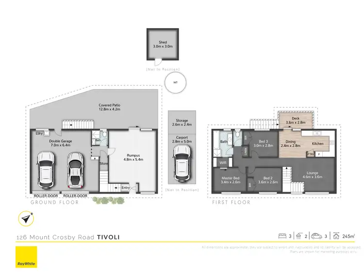 Floorplan of Homely house listing, 126 Mount Crosby Road, Tivoli QLD 4305