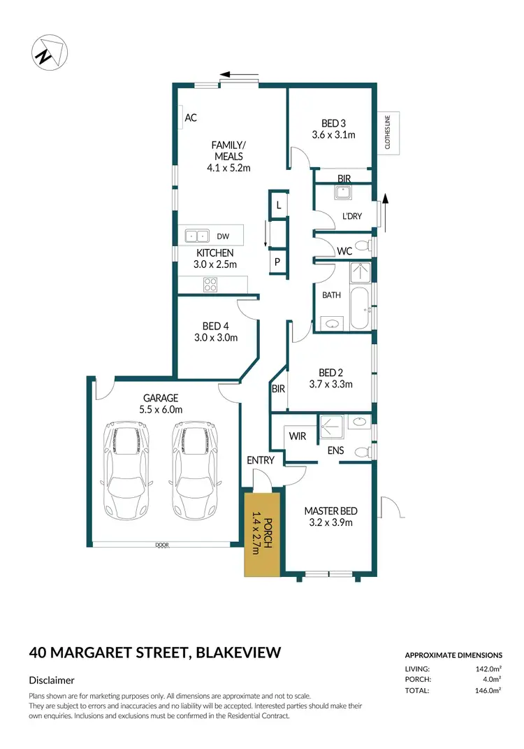 Floorplan of Homely house listing, 40 Margaret Street, Blakeview SA 5114