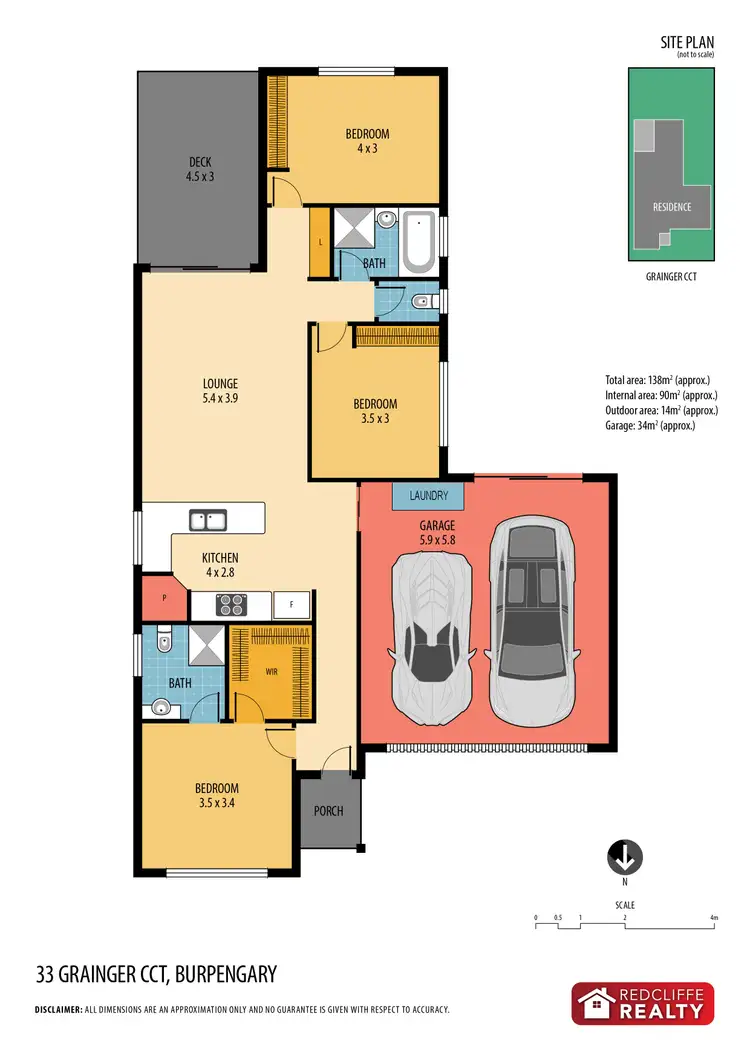 Floorplan of Homely house listing, 33 Grainger Circuit, Burpengary QLD 4505