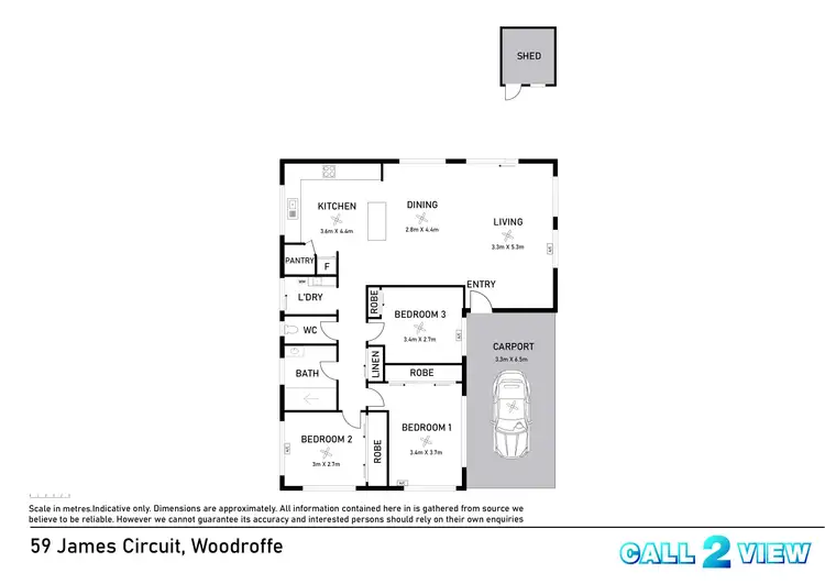 Floorplan of Homely house listing, 59 James Circuit, Woodroffe NT 830