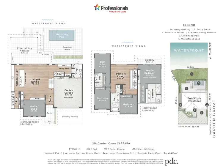 Floorplan of Homely house listing, 21A Garden Grove, Carrara QLD 4211