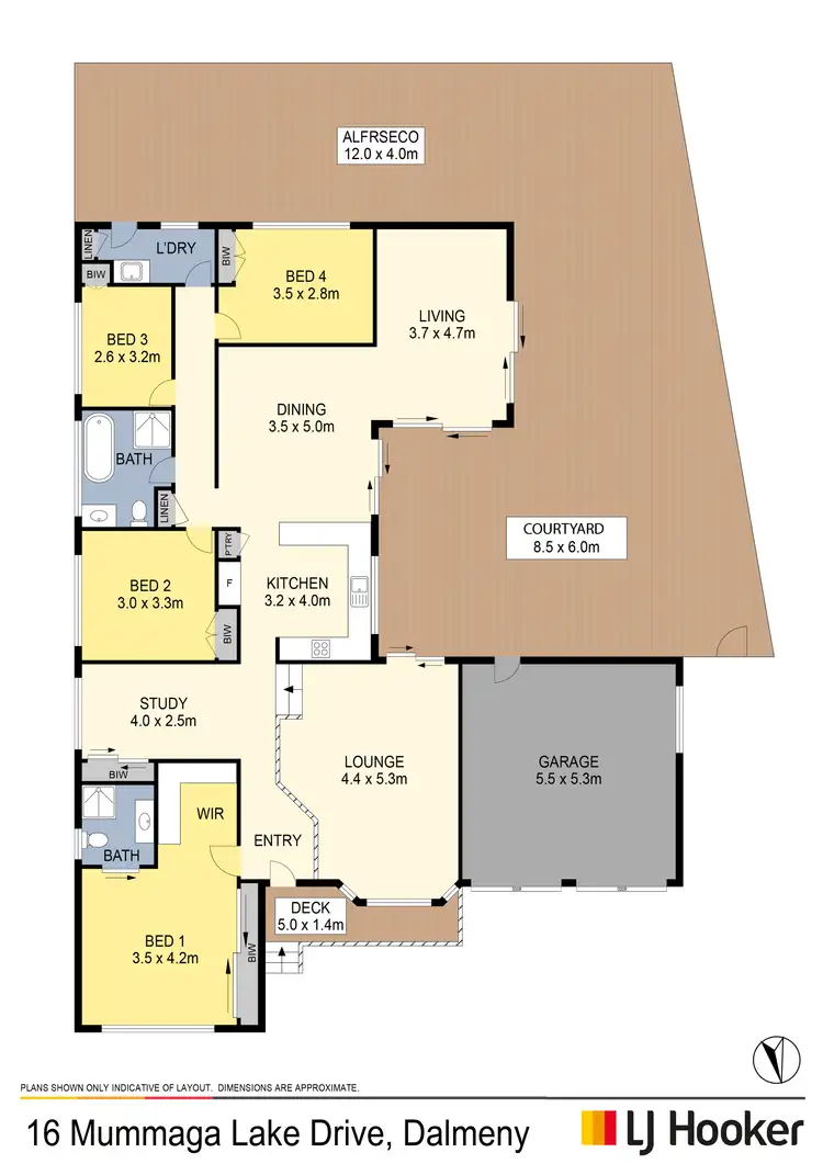 Floorplan of Homely house listing, 16 Mummaga Lake Drive, Dalmeny NSW 2546