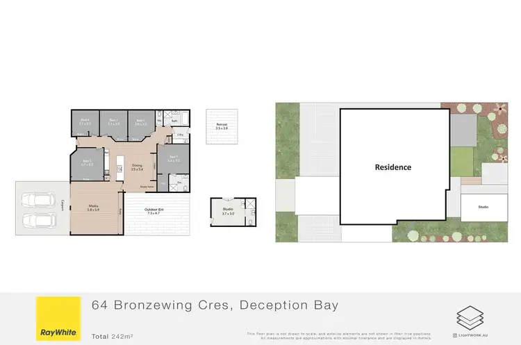 Floorplan of Homely house listing, 64 Bronzewing Crescent, Deception Bay QLD 4508