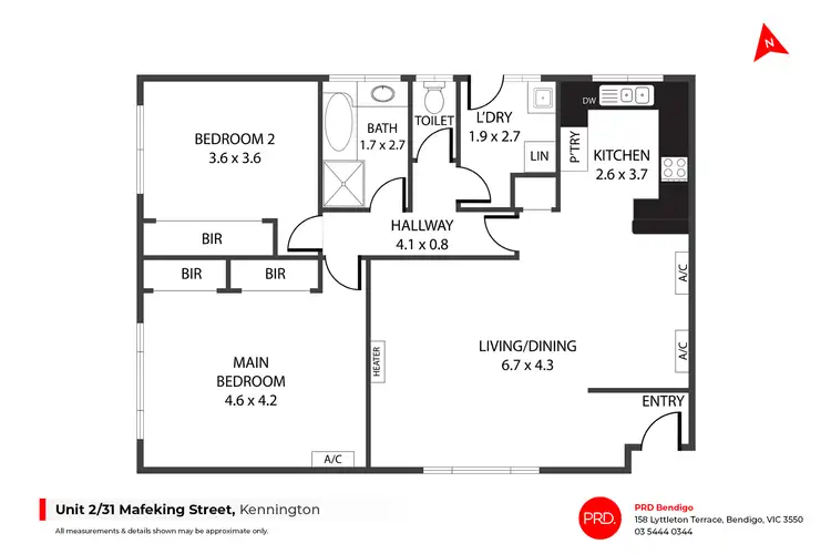Floorplan of Homely house listing, 2/31 Mafeking Street South, Kennington VIC 3550