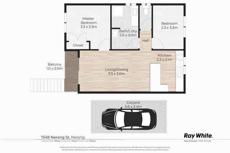 Floorplan of Homely unit listing, 11/49 Nerang Street, Nerang QLD 4211