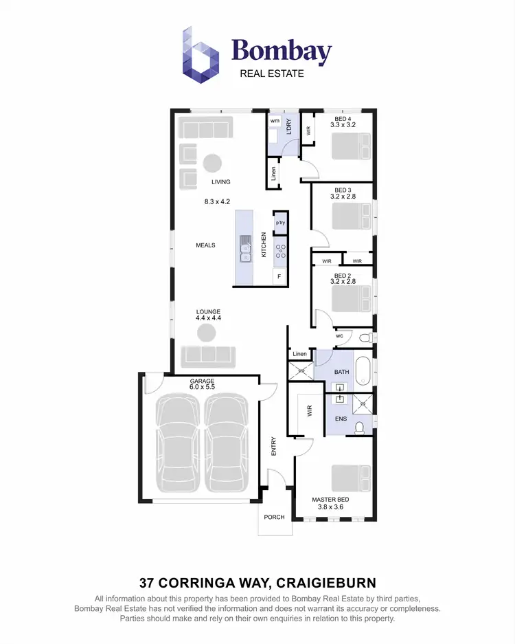 Floorplan of Homely house listing, 37 Corringa Way, Craigieburn VIC 3064