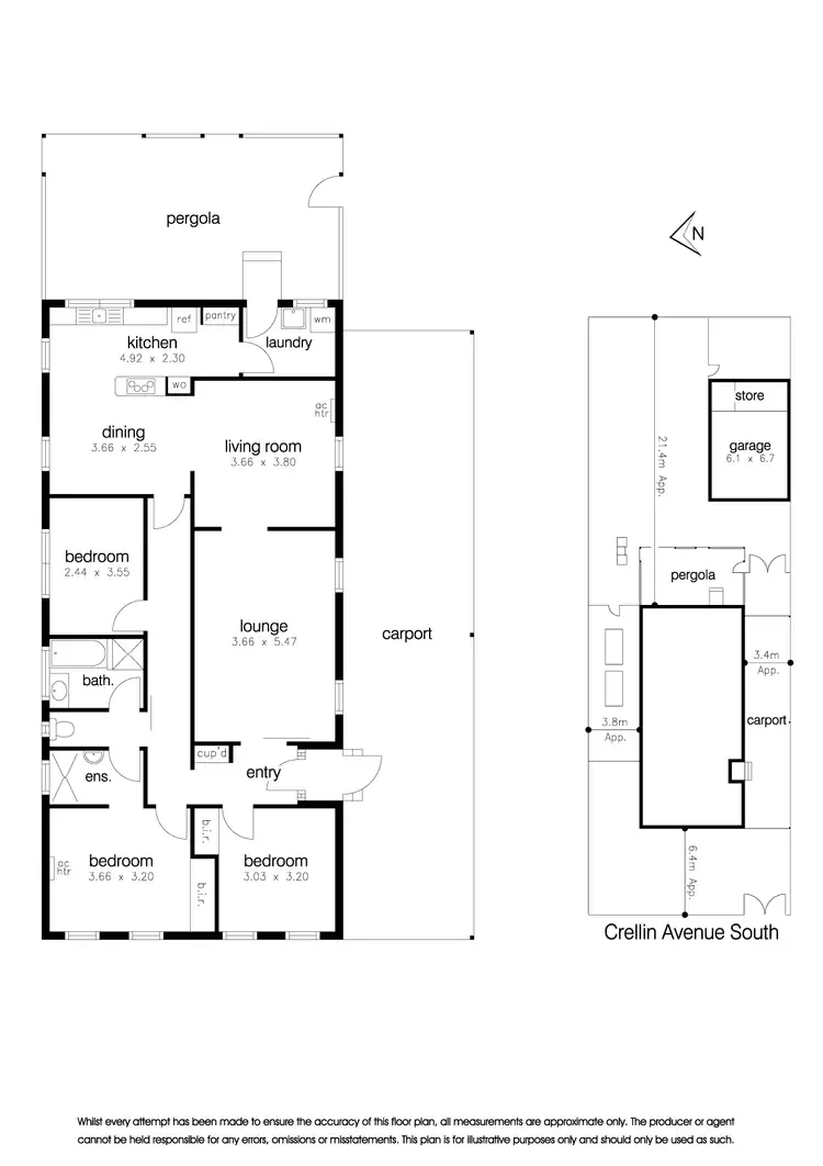 Floorplan of Homely house listing, 33 Crellin Avenue South, Altona Meadows VIC 3028